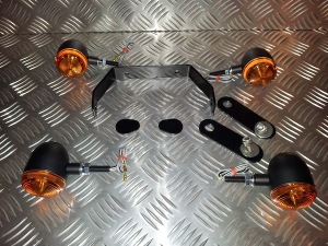 Bonneville Black  Indicator Kit from Triumph Custom Parts